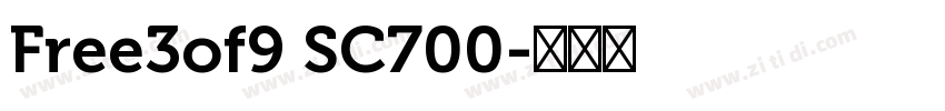 Free3of9 SC700字体转换